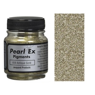 Пудра металлик Jaсquard "Pearl Ex" #659 Antique Gold (Золото антик), 14гр