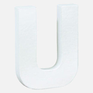 Буква из папье-маше Decopatch "U" 1,5х10,5х12см (AC750)