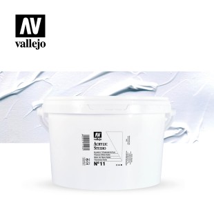 Акриловая краска Vallejo "Studio" #11 Titanium White Rutile (Белила титановые Rutile), 2л