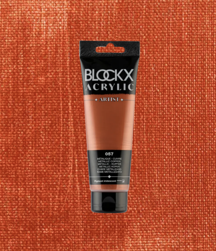 Акрил Blockx Artist №57 Metallic copper/ Медь металлик, 120мл
