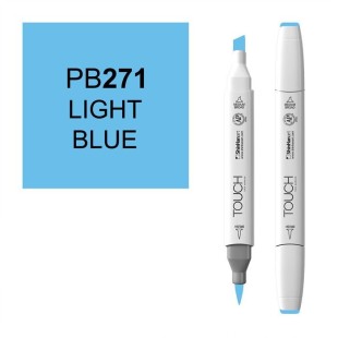 Маркер Touch Twin "Brush" цвет PB271 (light blue)