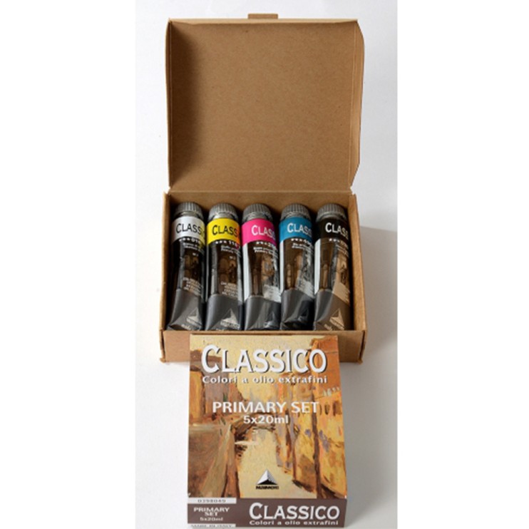 Набор масляных красок Maimeri "Classico Primary Set" 20 мл,  5 цветов (0398049)