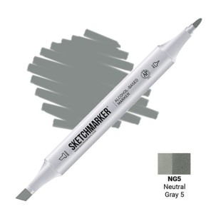 Маркер двусторонний Sketchmarker "Classic" NG5 Нейтральный серый 5