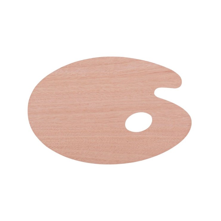 Палитра деревянная "ХМ" овальная (406*312)