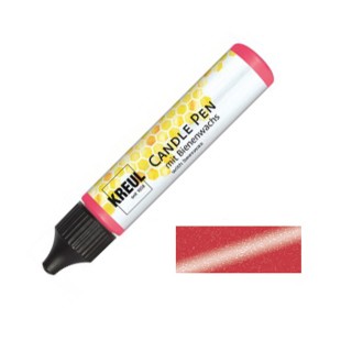 Краска для свечей Kreul "Candle Pen" 29мл, красный металлик