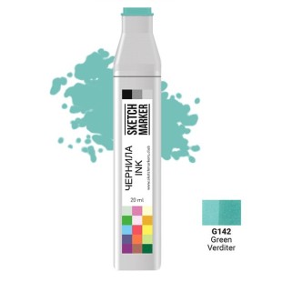 Чернила спиртовые Sketchmarker G142 Зеленый Вердитер, 20 мл