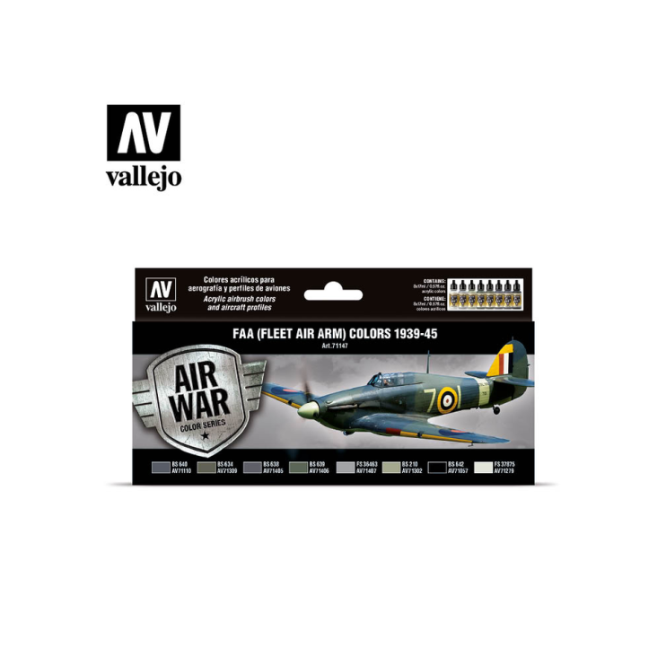 Набор 8 красок Model Air "Fleet Air Arm" 71.147