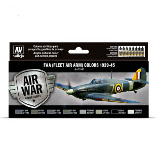Набор красок для моделизма Model Air "Fleet Air Arm" 8 оттенков