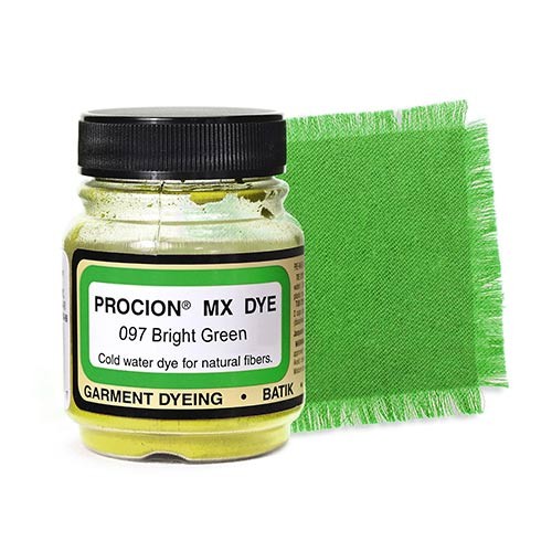 Краситель порошковый Jacquard "Procion MX Dye" 097 Bright Green (ярко-зеленый), 18.71г