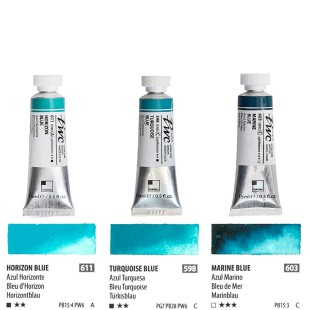 Краска акварельная SH "PWC" 3 тубы (№611, 598, 603) по 15мл