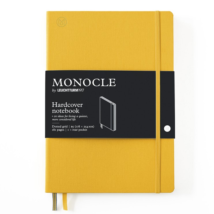 Блокнот в точку Leuchtturm1917 "Monocle" B5, 96л, 80гр/м², твердая обложка, Желтый