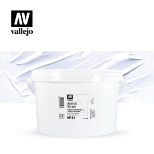 Акриловая краска Vallejo "Studio" #41 Titanium White Anatase (Белила титановые Anatase), 2л