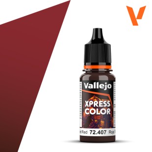 Акрил Vallejo "XPress Color" 72.407 Velvet Red, 18мл для моделизма
