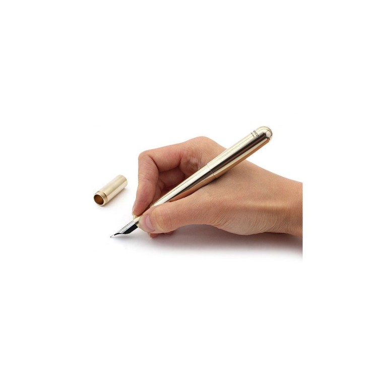 Ручка перьевая Kaweco "Supra" F (0,7мм), Brass (10001002)