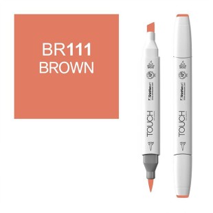 Маркер Touch Twin "Brush" цвет BR111 (коричневый)