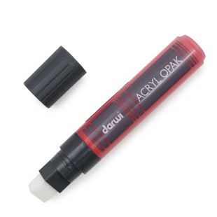 Акриловый маркер Darwi "Acryl Opak" №490 Киноварь, наконечник 15 мм (0220015490)
