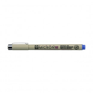 Ручка капиллярная Sakura "Pigma Micron" 02 Синий
