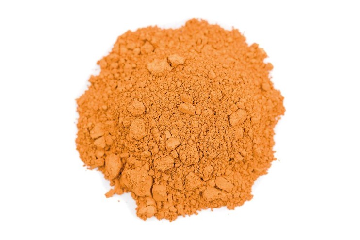 Пигмент художественный "Kremer" French Ochre HAVANE (Охра французская оранжевая), 1000гр