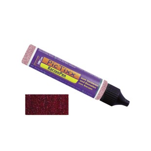 Краска для свечей Hobby Line "Pic Tixx Glitter" КРАСНЫЙ/ 29мл
