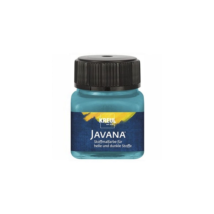 Краска нерастекающаяся по темным тканям Kreul "Javana Tex Opak" 20мл, бирюзовый