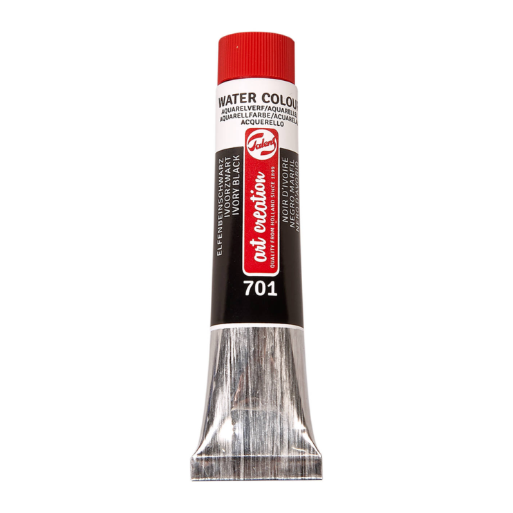 Краска акварельная в тубе "Art Creation" №701 Жженая кость /12мл