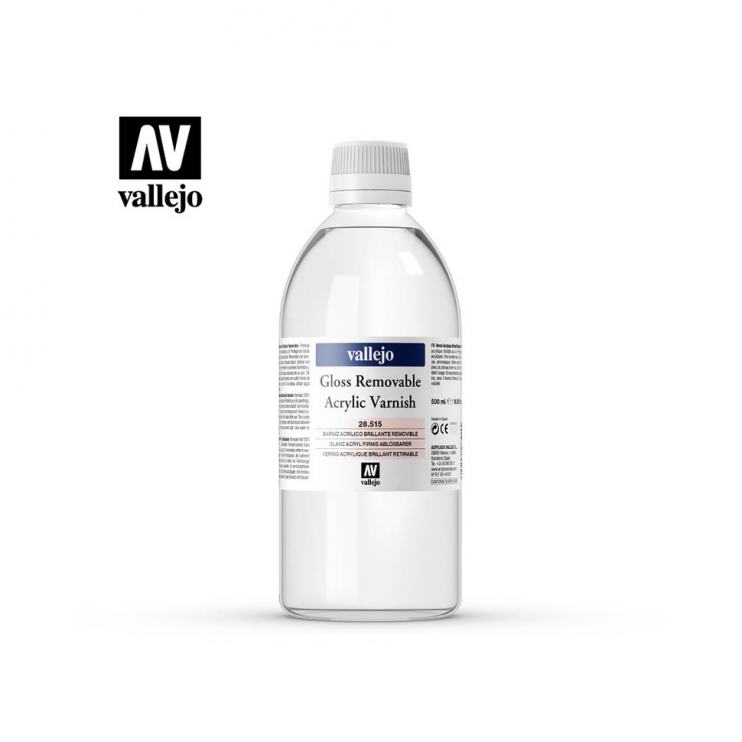 Обратимый лак "Removable Varnish" 28.515 матовый, 500 мл 