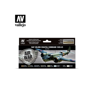 Набор 8 красок Model Air "RAF colors Coastal Command" 71.148