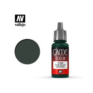 Краска акриловая для моделизма Vallejo "Game Color" 72.028 Dark Green