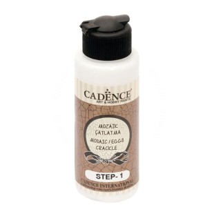 Кракелюрный лак Cadence "Eggs Mosaic Crackle" Step 1, 120мл (EMC1120)