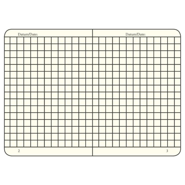 Блокнот в клетку Leuchtturm1917 "Medium"A5, 125л, 80гр/м², твердая обложка, Розовый