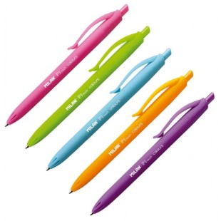 Ручка шариковая Milan "P1 touch colours" 5 штук, 1.0мм, чернила в цвет корпуса