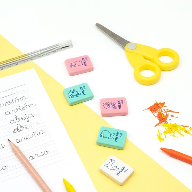 Ластик каучуковый Milan "460" прямоугольный (3,1 х 2,3 х 0,7 см)