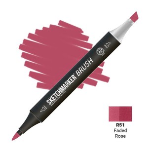 Маркер SketchMarker "Brush" R51 Увядшая роза