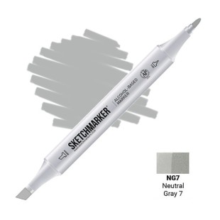 Маркер двусторонний Sketchmarker "Classic" NG7 Нейтральный серый 7