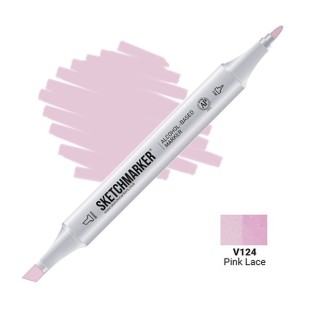 Маркер двусторонний Sketchmarker "Classic" V124 Розовые кружева