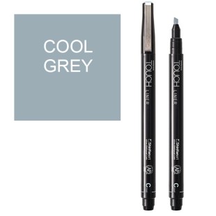 Капиллярная ручка "Touch liner" chiesel, cool grey