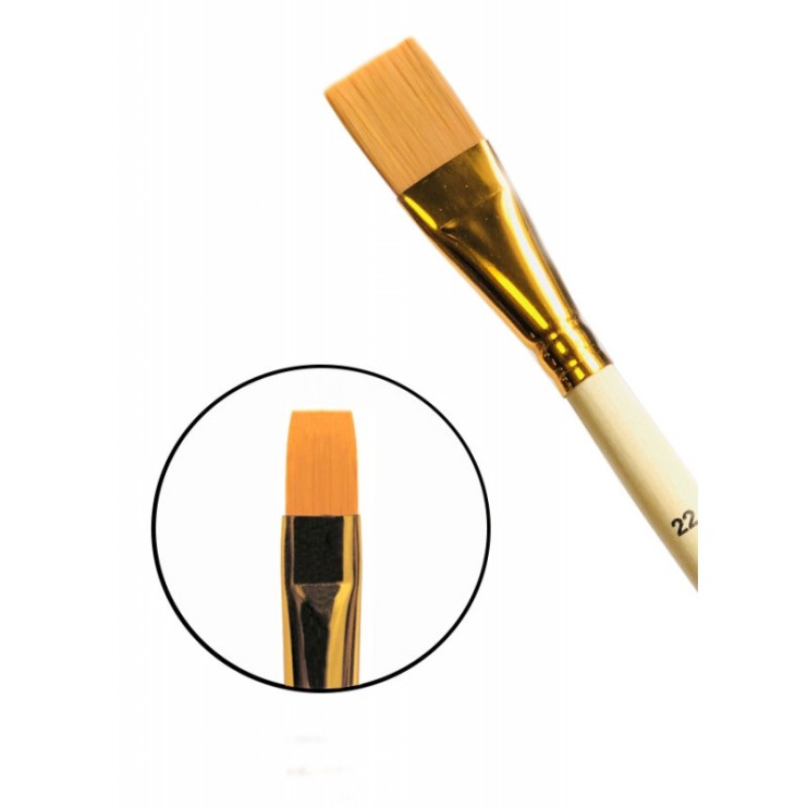 Синтетика плоская Chernaya Rechka "1322" №22 удлиненная ручка