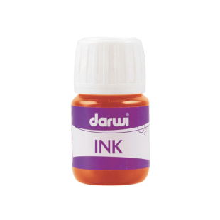 Тушь высокопигментированная Darwi "INK" Оранжевая/ 30 мл