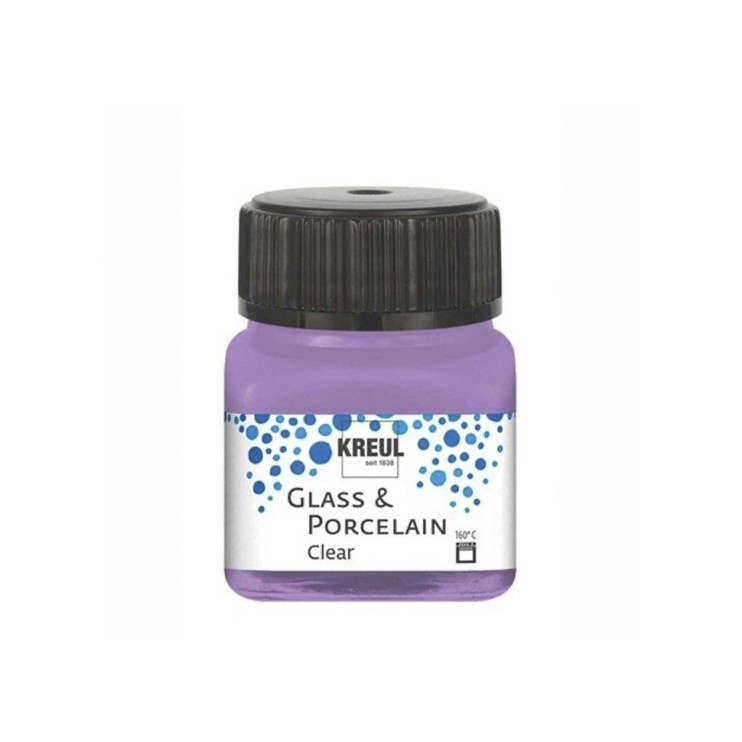 Краска по стеклу и фарфору Kreul "Chalky" 20мл, лаванда