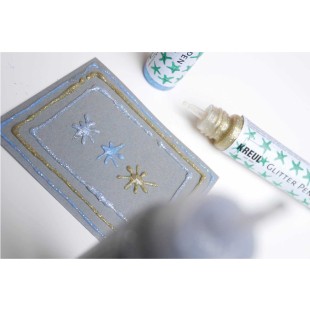 Контур универсальный с глиттером Kreul "Glitter Pen" 29мл, фуксия