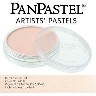 Пастель сухая "PanPastel" 740.8 Burnt Sienna Tint (Сиена жженая светлая) PP27408