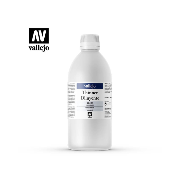 Разбавитель-медиум Vallejo "Thinner" 28.524, 500мл