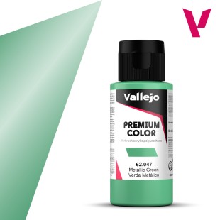 Акрил для аэрографии "Premium" 62.047 (Metallic Green), 60 мл