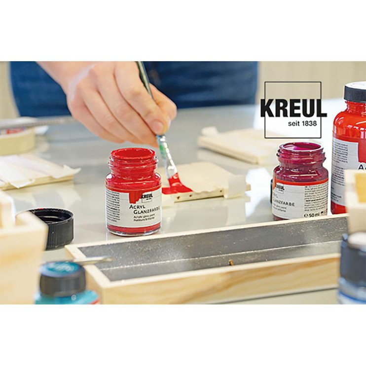 Эмаль глянцевая Kreul "Glanz Lack" 50мл, красная