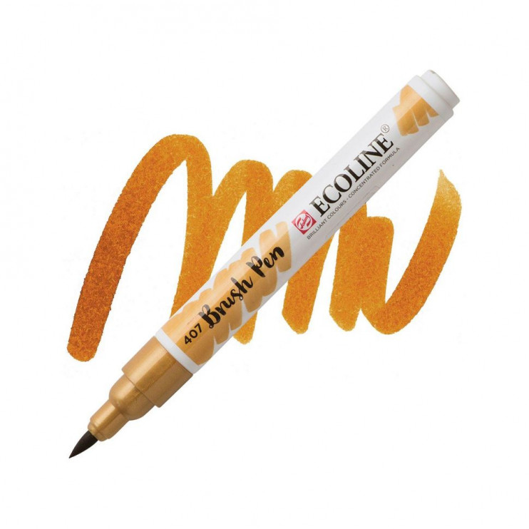 Маркер акварельный "Ecoline" №407 Охра насыщенная