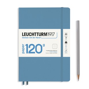 Блокнот в точку Leuchtturm1917 "120g Edition" А5, 101л, 120гр/м², твердая обложка,Синий Нордический,
