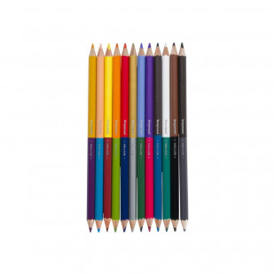 Набор двухцветных карандашей Bruynzeel "Twin Point" 12 штук в картонной упаковке