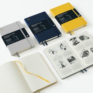 Блокнот в точку Leuchtturm1917 "Monocle" B6+ ,64л, 80гр/м² мягкая обложка, Желтый