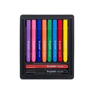 Набор фломастеров Bruynzeel "Triple" 10 штук в картонной упаковке