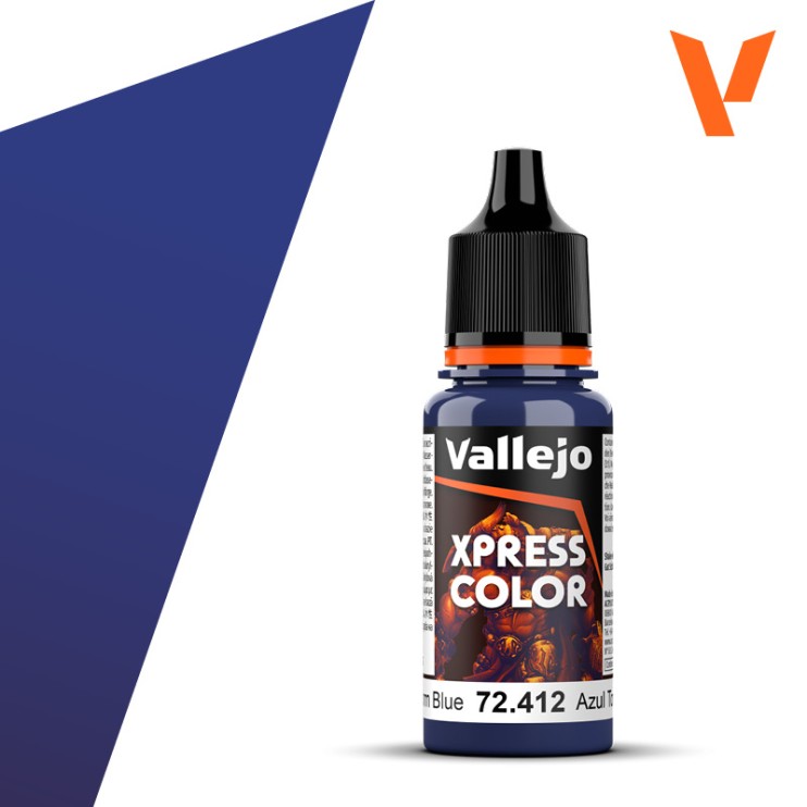 Акрил Vallejo "XPress Color" 72.412 Storm Blue, 18мл для моделизма